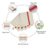 NFI essentials Cotton Floor Cleaning Duster Cloth, Mop Pocha for Home Dish Towel Pottu (Pack of 18, Off White) - AYAHA ENTERPRISES PRIVATE LIMITED