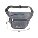 NFI essentials Waist Travel Handy Hiking Zip Camera Pouch Money Phone Belt Sport Bag Bum Multipurpose Belt Bag for Men and Women - AYAHA ENTERPRISES PRIVATE LIMITED