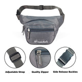 NFI essentials Waist Travel Handy Hiking Zip Camera Pouch Money Phone Belt Sport Bag Bum Multipurpose Belt Bag for Men and Women - AYAHA ENTERPRISES PRIVATE LIMITED