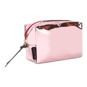 NFI essentials Metallica Glossy Makeup Pouch for Women Stylish Pouches for Makeup Accessories Storage Cosmetic Pouch