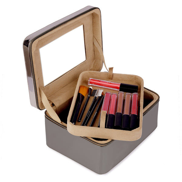 PU Women's Makeup Bag, Cosmetic Box, Vanity Case, Trousseau Box, Brida –  AYAHA ENTERPRISES PRIVATE LIMITED