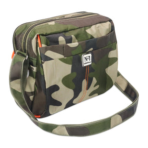 NFI essentials Unisex Sling Bag Cross Body Travel Office Business Messenger one Side Shoulder Bag