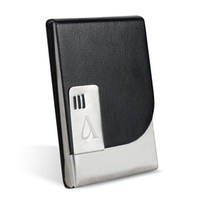 Ayaha PU Leather and Stainless Steel Credit Card Holder, Professional Business Card