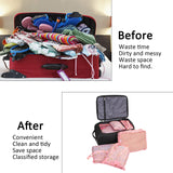 NFI essentials Set of 7 Cube Storage Organizer Bags Clothes Packing Storage Travel Organizer, Cosmetic, Underwear, Shoes, Luggage Organizer - AYAHA ENTERPRISES PRIVATE LIMITED