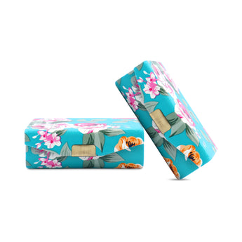 NFI essentials Floral Lipstick Case Holder with Mirror - 2 Piece Set - AYAHA ENTERPRISES PRIVATE LIMITED