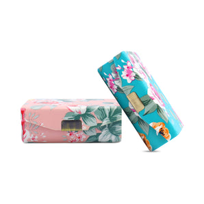 NFI essentials Floral Lipstick Case Holder with Mirror - 2 Piece Set