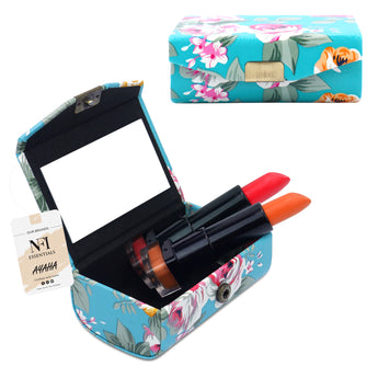 NFI essentials Floral Lipstick Case Holder with Mirror - AYAHA ENTERPRISES PRIVATE LIMITED