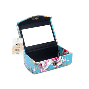 NFI essentials Floral Lipstick Case Holder with Mirror