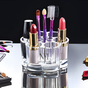 NFI essentials Acrylic Lipstick & Brush Organizer
