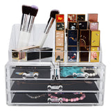NFI essentials Clear Acrylic Makeup Organizer - AYAHA ENTERPRISES PRIVATE LIMITED