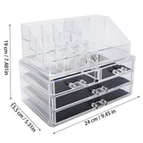 NFI essentials Clear Acrylic Makeup Organizer - AYAHA ENTERPRISES PRIVATE LIMITED