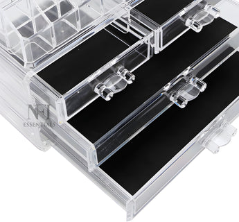 NFI essentials Clear Acrylic Makeup Organizer - AYAHA ENTERPRISES PRIVATE LIMITED