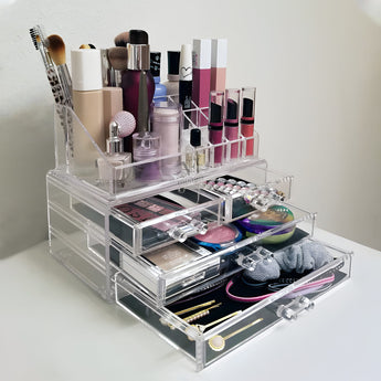 NFI essentials Clear Acrylic Makeup Organizer - AYAHA ENTERPRISES PRIVATE LIMITED