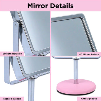 NFI essentials Small Folding Mirror for Women's Square Shape Mirror for Multipurpose - AYAHA ENTERPRISES PRIVATE LIMITED