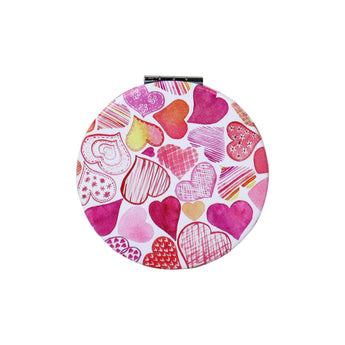NFI essentials Small Folding Mirror for Women's Round Shape Mirror for Multipurpose, Magnifying Mirror - AYAHA ENTERPRISES PRIVATE LIMITED