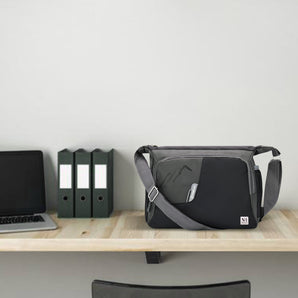 NFI essentials Men's Sling Bag Stylish Cross Body Travel Office Business Messenger Bag