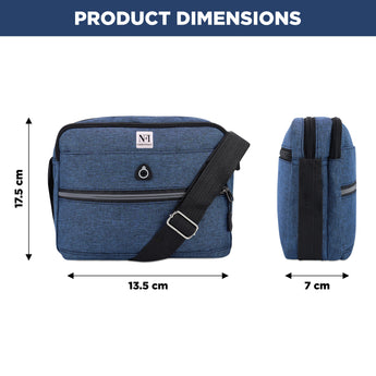 NFI essentials Small Unisex Sling Bag Cross Body Bag for Travelling - AYAHA ENTERPRISES PRIVATE LIMITED