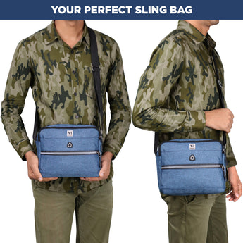 NFI essentials Small Unisex Sling Bag Cross Body Bag for Travelling - AYAHA ENTERPRISES PRIVATE LIMITED