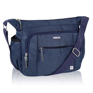 NFI essentials Sling Bag, Cross Body Messenger Bag for Business College & Classes, One Side Shoulder With Adjustable