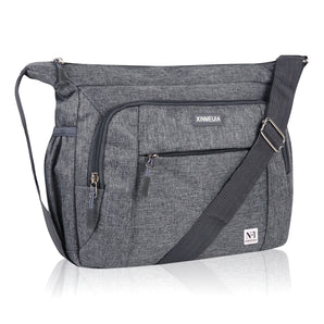 NFI essentials Sling Bag, Cross Body Messenger Bag for Business College & Classes, One Side Shoulder With Adjustable