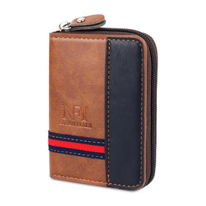 NFI essentials 11 Slots Card Holder for Men and Women's PU leather Credit Card Wallet