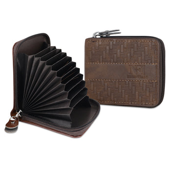 NFI essentials 11 Slots Card Holder for Men and Women's PU leather Credit Card Wallet - AYAHA ENTERPRISES PRIVATE LIMITED
