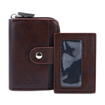 NFI essentials 11 Slots Card Holder for Men and Women's PU leather Credit Card Wallet - AYAHA ENTERPRISES PRIVATE LIMITED