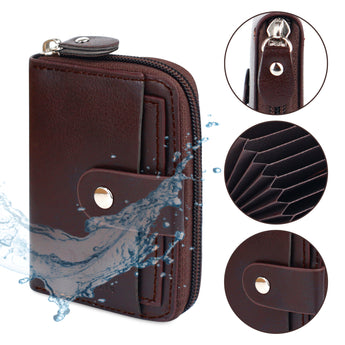 NFI essentials 11 Slots Card Holder for Men and Women's PU leather Credit Card Wallet - AYAHA ENTERPRISES PRIVATE LIMITED