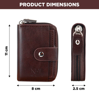NFI essentials 11 Slots Card Holder for Men and Women's PU leather Credit Card Wallet - AYAHA ENTERPRISES PRIVATE LIMITED