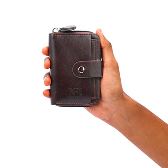 NFI essentials 11 Slots Card Holder for Men and Women's PU leather Credit Card Wallet - AYAHA ENTERPRISES PRIVATE LIMITED