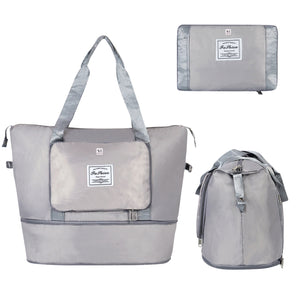 NFI essentials Foldable Travel Bag 41 litres Travel Bag for Women & Men Expandable Duffle Bags for Luggage, Multipurpose Hand Bag for Ladies Lightweight,Weekender Overight (Copy) (Copy) (Copy)