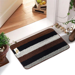 NFI essentials Microfibre Indoor & Outdoor Door Mat for Home, Bathroom,Bedroom,Kitchen,Floor Mat, (58x38cm)