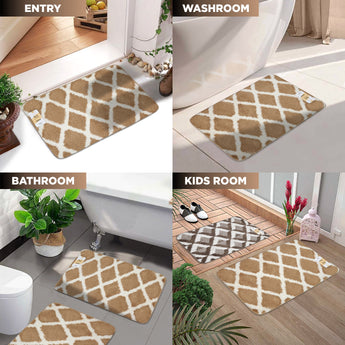 NFI essentials Microfibre Indoor & Outdoor Door Mat for Home, Bathroom,Bedroom,Kitchen,Floor Mat, (60x40cm) - AYAHA ENTERPRISES PRIVATE LIMITED