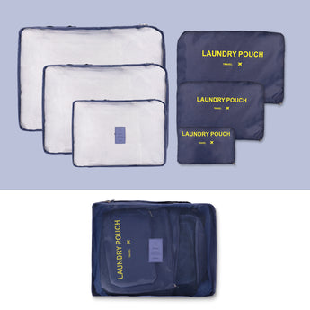 NFI essentials Set of 6 Travel Organizer, Cube Storage Organizer Bags Clothes Packing Storage - AYAHA ENTERPRISES PRIVATE LIMITED