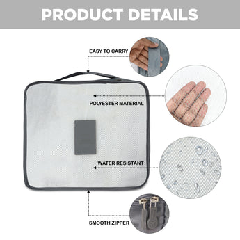 NFI essentials Set of 6 Travel Organizer, Cube Storage Organizer Bags Clothes Packing Storage - AYAHA ENTERPRISES PRIVATE LIMITED