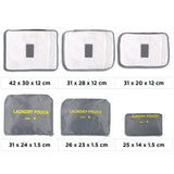 NFI essentials Set of 6 Travel Organizer, Cube Storage Organizer Bags Clothes Packing Storage - AYAHA ENTERPRISES PRIVATE LIMITED