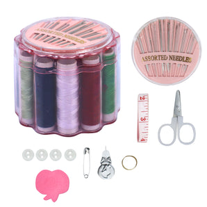 NFI essentials Assorted Color Sewing Set Box Sewing kit Organizer Sewing Accessories