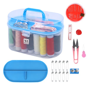 NFI essentials Assorted Color Sewing Set Box Sewing kit Organizer Sewing Accessories