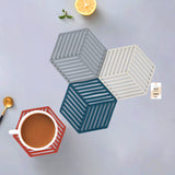 NFI essentials Pack of 4 Silicone Trivet Mats, Multifunction Kitchen Tool - AYAHA ENTERPRISES PRIVATE LIMITED