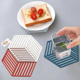 NFI essentials Pack of 4 Silicone Trivet Mats, Multifunction Kitchen Tool - AYAHA ENTERPRISES PRIVATE LIMITED