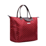 NFI essentials Jacquard Convertible Long Shopping Bag Foldable Shopping Handbag Travel Bag Women Shoulder Waterproof Carry Bag - AYAHA ENTERPRISES PRIVATE LIMITED