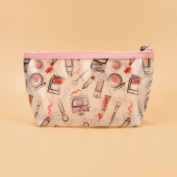 NFI essentials PU Floral Print Makeup Pouch for Women, Stylish Pouches for Makeup Accessories & Travel Organiser, Cosmetic Pouch - AYAHA ENTERPRISES PRIVATE LIMITED