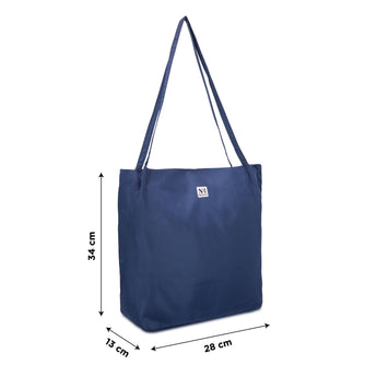 NFI essentials Tote Bag for Women with snap Button, Stylish nylon Blend Handbag - AYAHA ENTERPRISES PRIVATE LIMITED