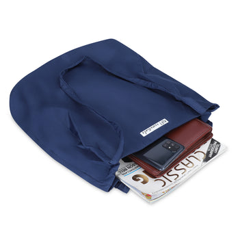 NFI essentials Tote Bag for Women with snap Button, Stylish nylon Blend Handbag - AYAHA ENTERPRISES PRIVATE LIMITED