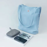 NFI essentials Tote Bag for Women with snap Button, Stylish nylon Blend Handbag - AYAHA ENTERPRISES PRIVATE LIMITED