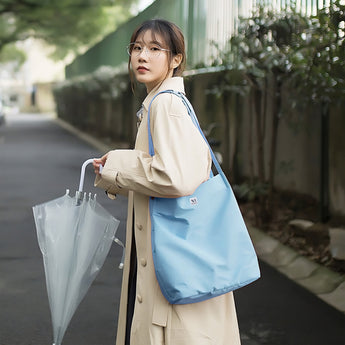 NFI essentials Tote Bag for Women with snap Button, Stylish nylon Blend Handbag - AYAHA ENTERPRISES PRIVATE LIMITED