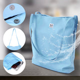 NFI essentials Tote Bag for Women with snap Button, Stylish nylon Blend Handbag - AYAHA ENTERPRISES PRIVATE LIMITED