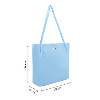 NFI essentials Tote Bag for Women with snap Button, Stylish nylon Blend Handbag - AYAHA ENTERPRISES PRIVATE LIMITED