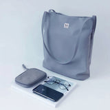 NFI essentials Tote Bag for Women with snap Button, Stylish nylon Blend Handbag - AYAHA ENTERPRISES PRIVATE LIMITED