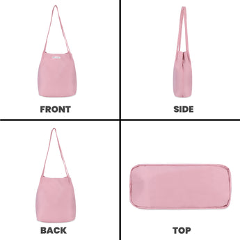 NFI essentials Tote Bag for Women with snap Button, Stylish nylon Blend Handbag - AYAHA ENTERPRISES PRIVATE LIMITED
